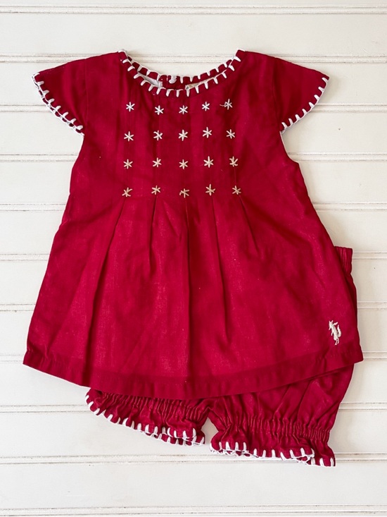 Well Dressed Wolf Other - WELL DRESSED WOLF NWOT Heirloom Hand Embroidered Dress & Bloomer Set